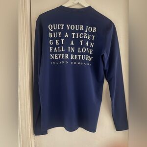 NWT Island company performance long sleeve top. Size small.